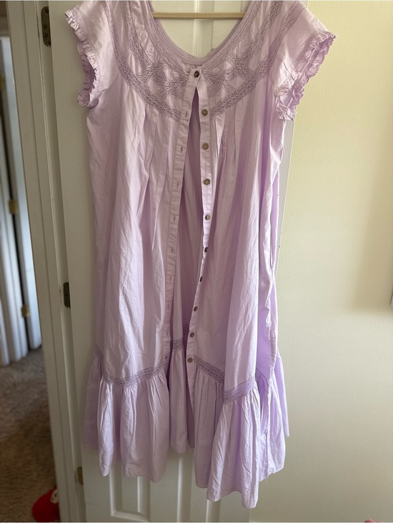 Free People Dresses & Skirts - Free People Lavender Button-Front Maxi Dress